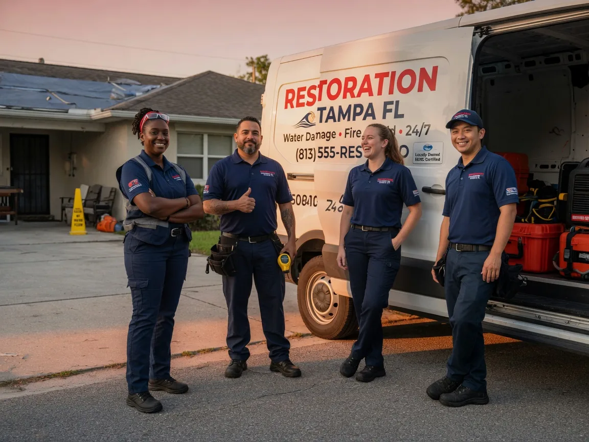 Water Damage Restoration company in Jenks, OK